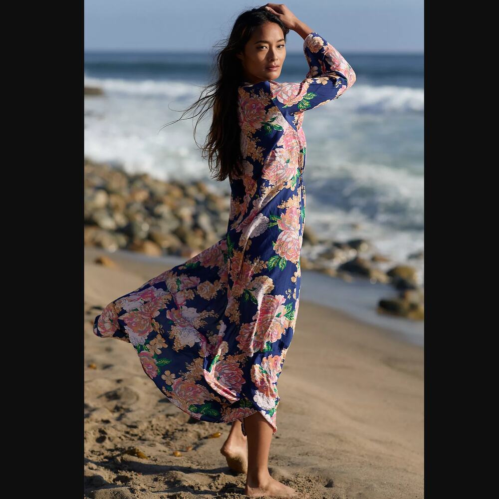 Anthropologie Maaji Lotus Caftan - New - Small